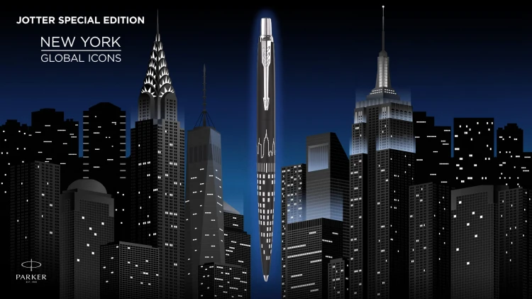 PARKER Długopis JOTTER czarny GLOBAL ICONS edycja specjalna - NEW YORK