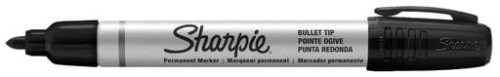 Sharpie Pro marker permanentny Metal small okrągły czarny