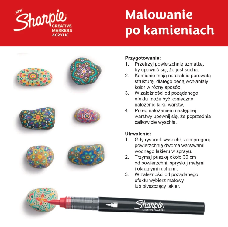 Sharpie markery akrylowe