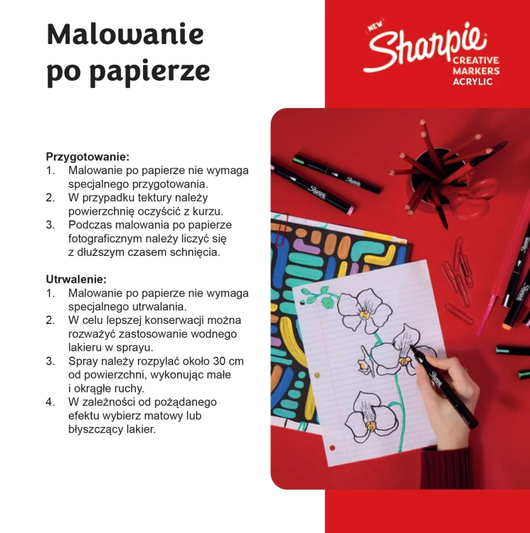 Sharpie markery akrylowe