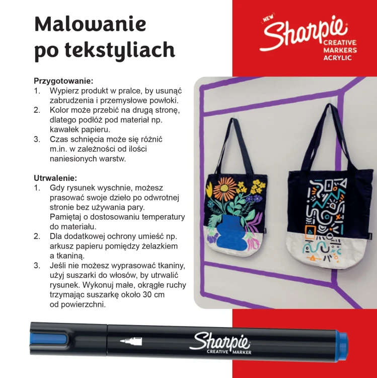 Sharpie markery akrylowe