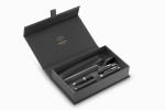 PARKER Zestaw podarunkowy duo IM BLACK CT PREMIUM (długopis + pióro wieczne + etui), 2214457