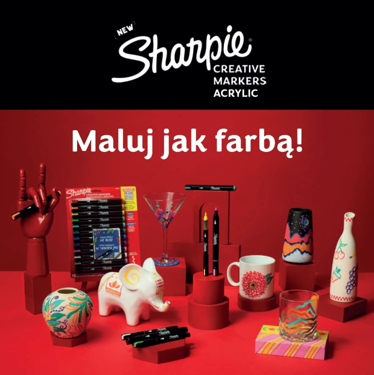 Sharpie markery akrylowe