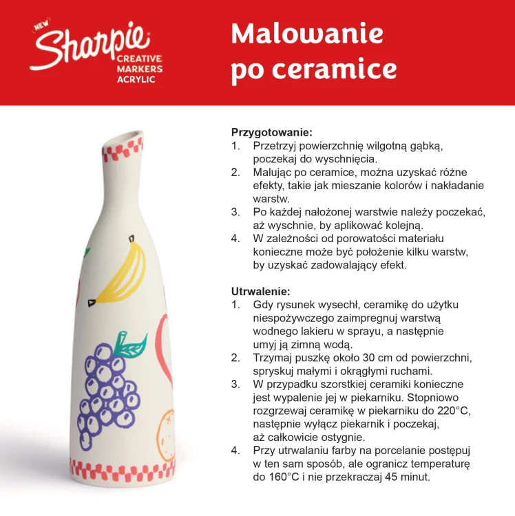 Sharpie markery akrylowe
