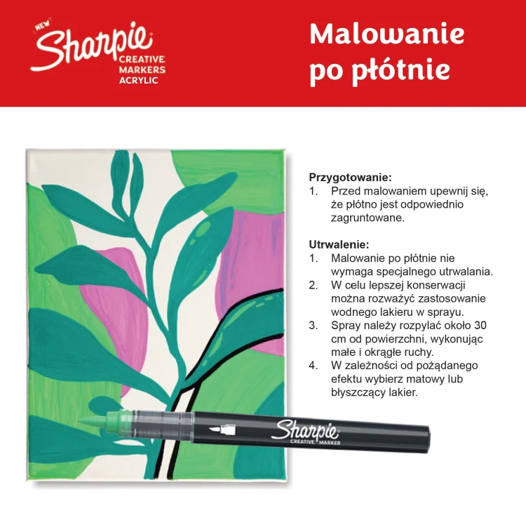 Sharpie markery akrylowe