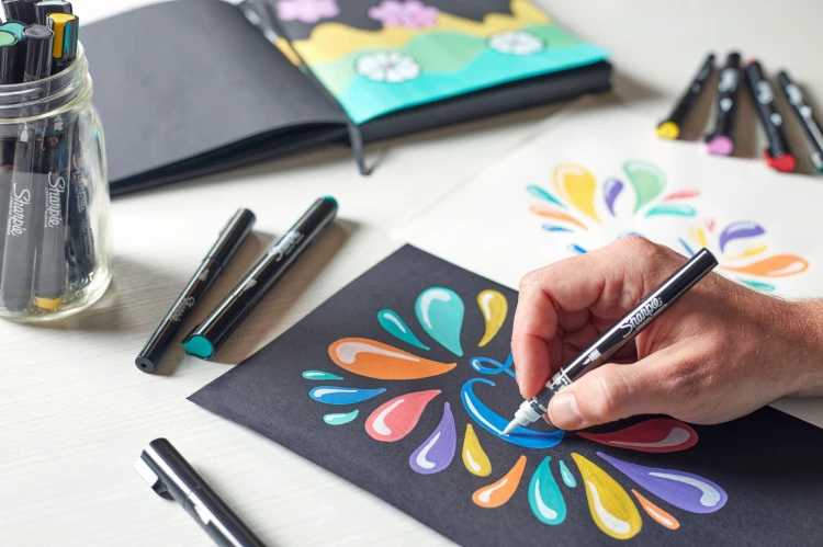 Sharpie Acrylic BRUSH CREATIVE markery akrylowe z końcówką pędzelkową