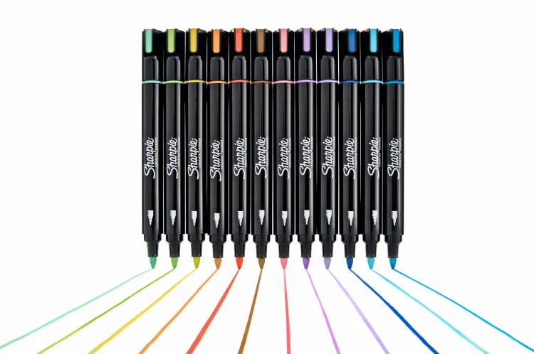 Sharpie Acrylic BULLET CREATIVE markery akrylowe z końcówką stożkową kolory ziemi 2213421