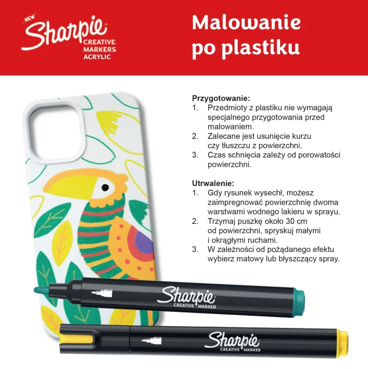 Sharpie markery akrylowe