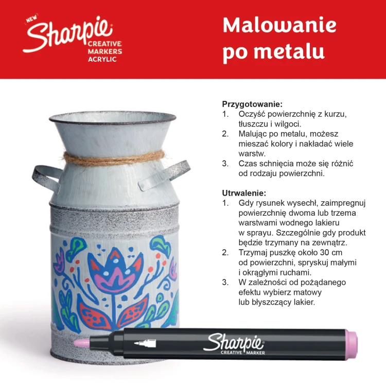 Sharpie markery akrylowe