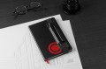 ROTRING 600 ołówek CZARNY 0,5 mm w zestawie z notesem i etui