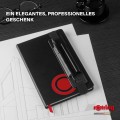 ROTRING 600 ołówek CZARNY 0,5 mm w zestawie z notesem i etui