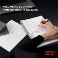 ROTRING 600 ołówek CZARNY 0,5 mm w zestawie z notesem i etui