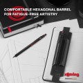 ROTRING 600 ołówek CZARNY 0,5 mm w zestawie z notesem i etui