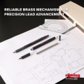 ROTRING 600 ołówek CZARNY 0,5 mm w zestawie z notesem i etui