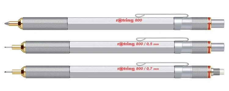 ROTRING 800 ołówek SREBRNY 0,7 mm 1904448