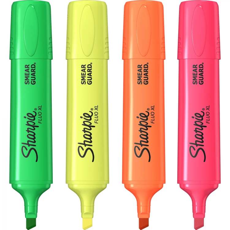 Sharpie Marker Fluo XL 4 kolory, 1825662