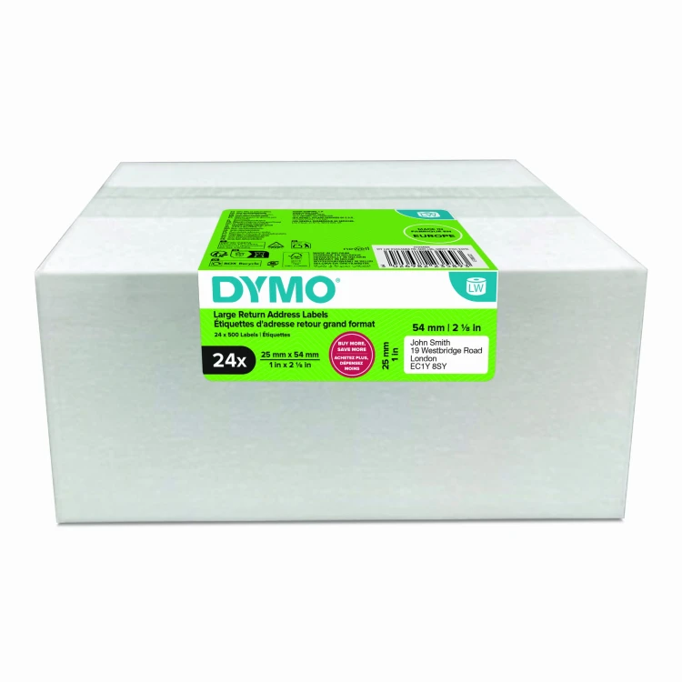 DYMO Etykieta na adres zwrotny MEGA VALUE PACK 24 szt.