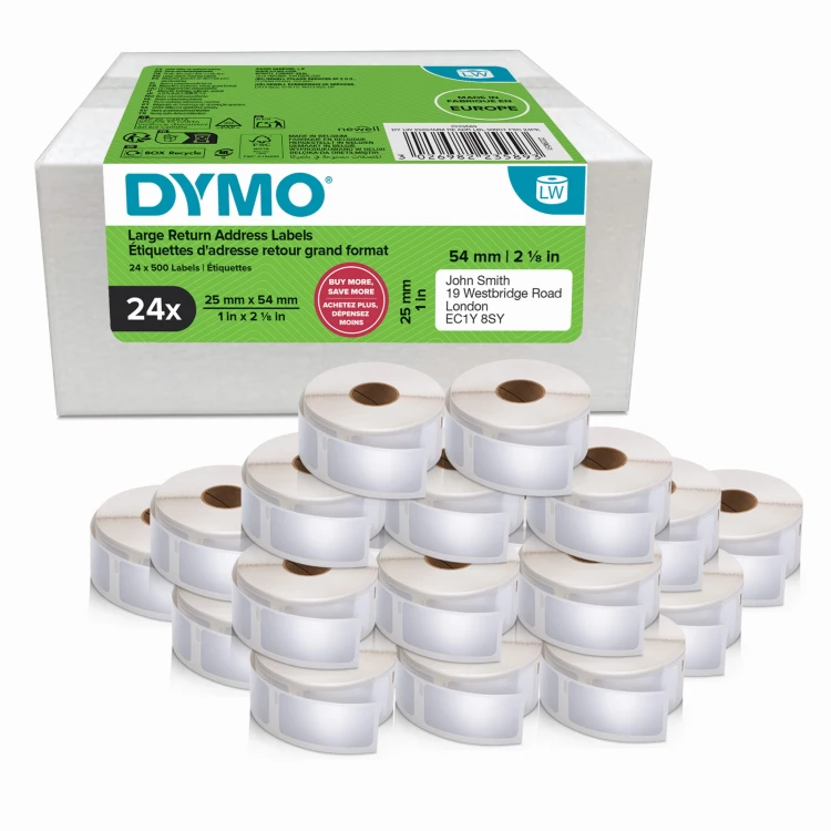 DYMO Etykieta na adres zwrotny MEGA VALUE PACK 24 szt.