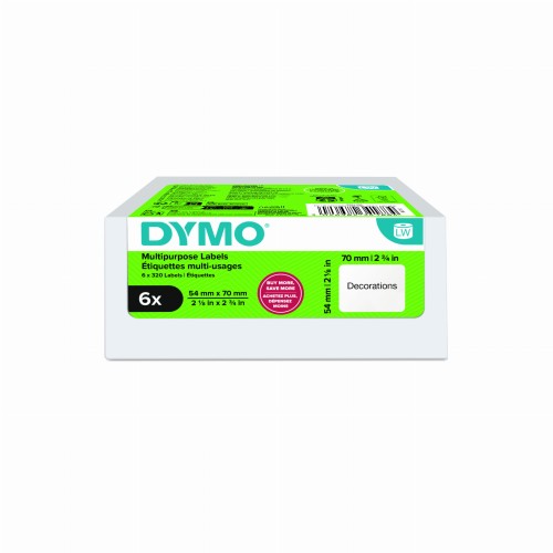 DYMO Etykieta na dyskietkę MULTI VALUE PACK 6 szt. - 70 x 54 mm