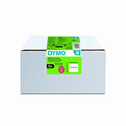 DYMO Etykieta na dyskietkę MULTI VALUE PACK 12 szt. - 70 x 54 mm