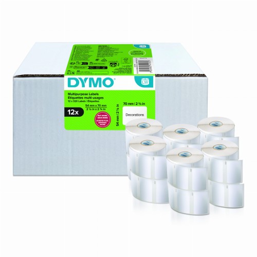 DYMO Etykieta na dyskietkę MULTI VALUE PACK 12 szt. - 70 x 54 mm