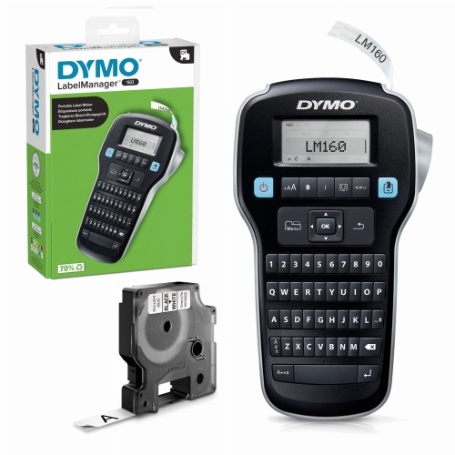 DYMO LabelManager 160 + taśma D1 12mm x 7m