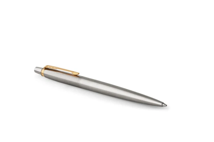 PARKER Długopis JOTTER srebrny ze złotem STAINLESS STEEL GT