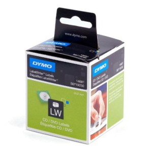 Etykiety na CD/DVD - średnica 57 mm, biała, 14681, S0719250